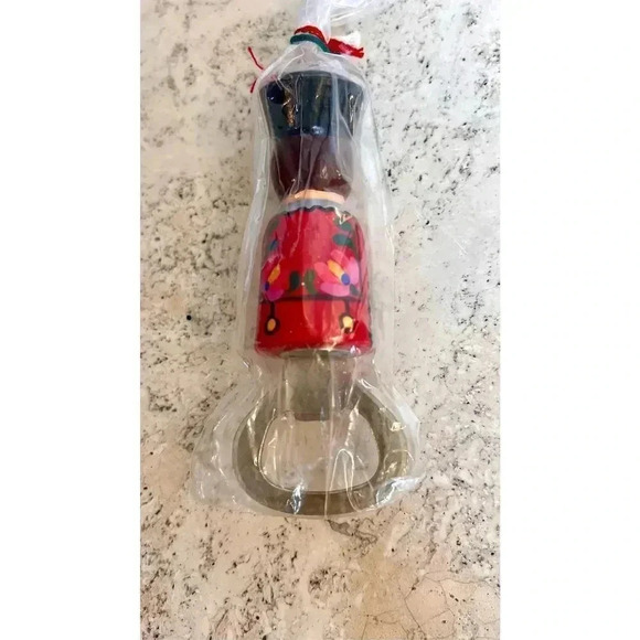 Vintage Holiday Ornament Nutcracker Cork Screw Christmas Decor Seasonal - Picture 6 of 10